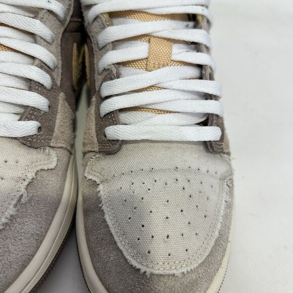 Nike Suede Athletic Shoes in Brown and Cream - Picture 10 of 12